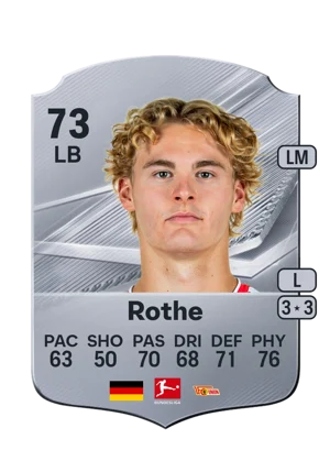 Rothe - 73 - Rare EA FC 27 card