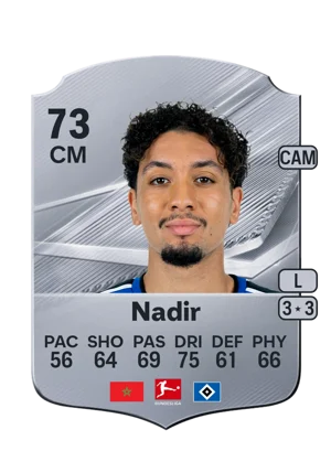 Nadir - 73 - Rare EA FC 27 card