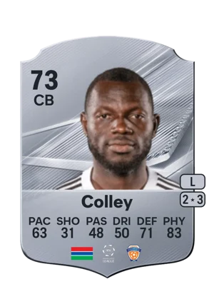 Colley - 73 - Rare EA FC 27 card