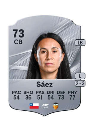Sáez - 73 - Rare EA FC 27 card