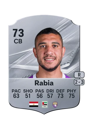 Rabia - 73 - Rare EA FC 27 card