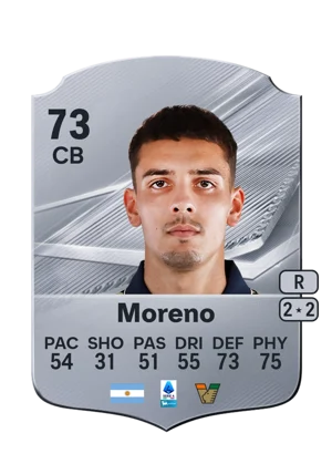 Moreno - 73 - Rare EA FC 27 card