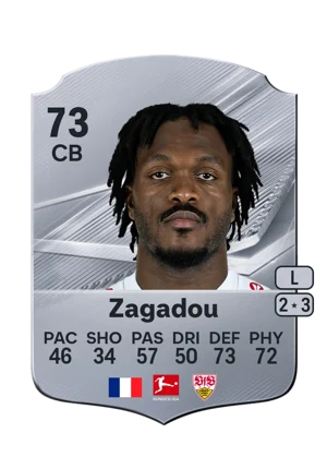 Zagadou - 73 - Rare EA FC 27 card