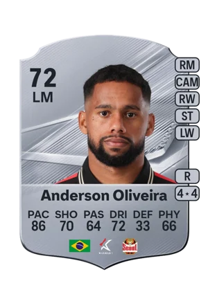Anderson Oliveira - 72 - Rare EA FC 27 card