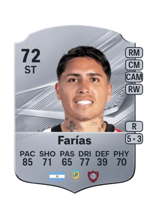 Farías - 72 - Rare EA FC 27 card