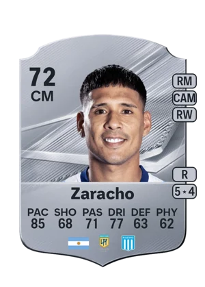 Zaracho - 72 - Rare EA FC 27 card