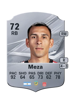 Meza - 72 - Rare EA FC 27 card