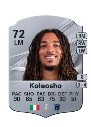 Koleosho - 72 - Rare EA FC 27 card
