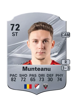 Munteanu - 72 - Rare EA FC 27 card