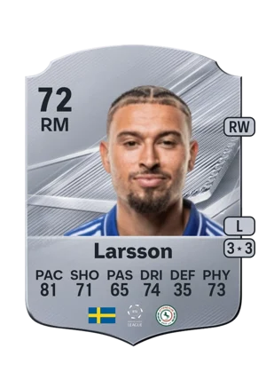 Larsson - 72 - Rare EA FC 27 card