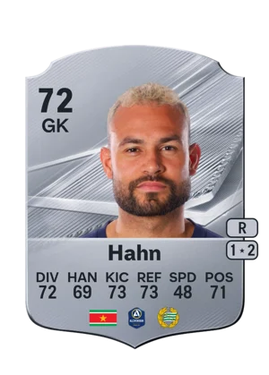 Hahn - 72 - Rare EA FC 27 card