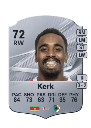 Kerk - 72 - Rare EA FC 27 card