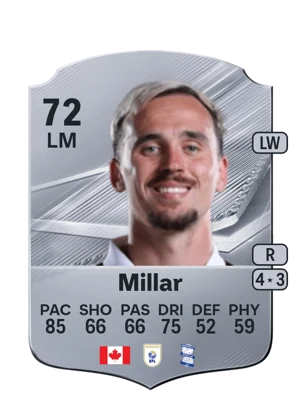 Millar - 72 - Rare EA FC 27 card