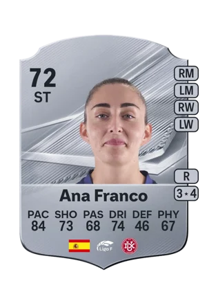 Ana Franco - 72 - Rare EA FC 27 card