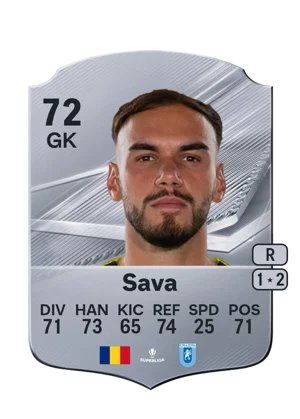 Sava - 72 - Rare EA FC 27 card