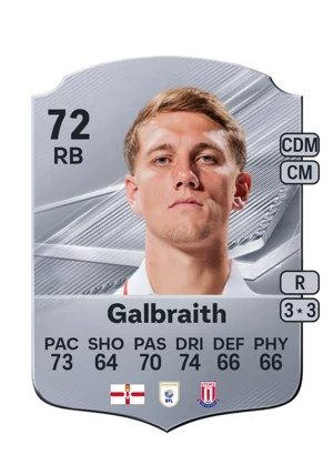 Galbraith - 72 - Rare EA FC 27 card