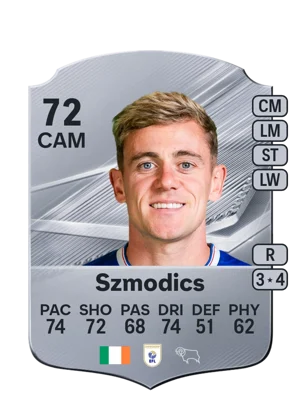 Szmodics - 72 - Rare EA FC 27 card