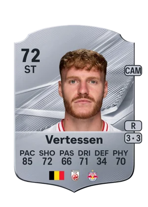 Vertessen - 72 - Rare EA FC 27 card