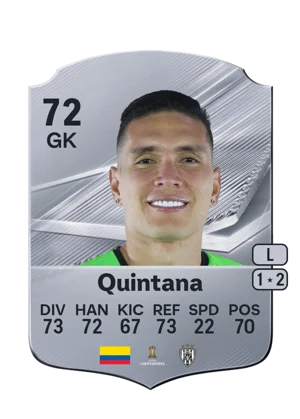 Quintana - 72 - Rare EA FC 27 card