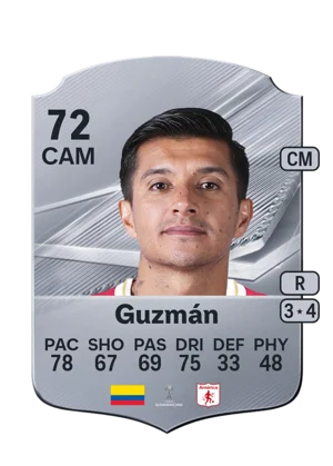 Guzmán - 72 - Rare EA FC 27 card