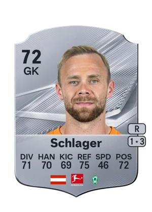 Schlager - 72 - Rare EA FC 27 card