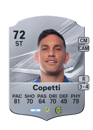 Copetti - 72 - Rare EA FC 27 card