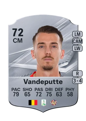 Vandeputte - 72 - Rare EA FC 27 card