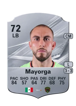 Mayorga - 72 - Rare EA FC 27 card