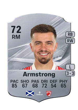 Armstrong - 72 - Rare EA FC 27 card
