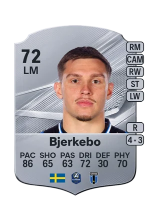 Bjerkebo - 72 - Rare EA FC 27 card