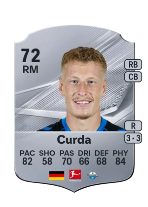 Curda - 72 - Rare EA FC 27 card