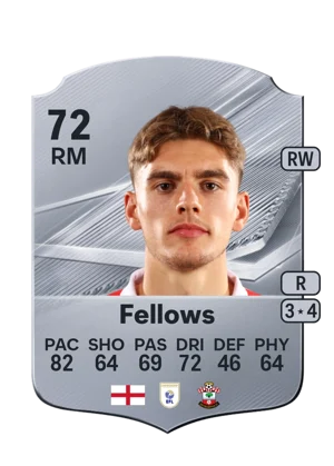 Fellows - 72 - Rare EA FC 27 card