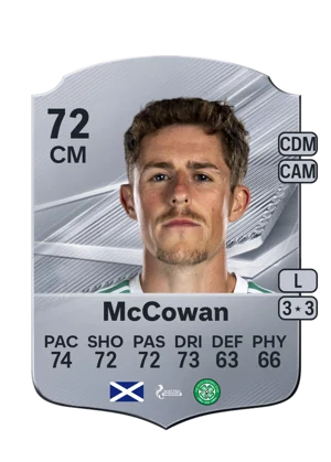 McCowan - 72 - Rare EA FC 27 card