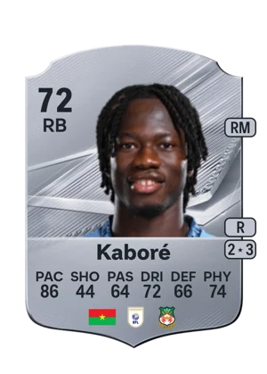 Kaboré - 72 - Rare EA FC 27 card