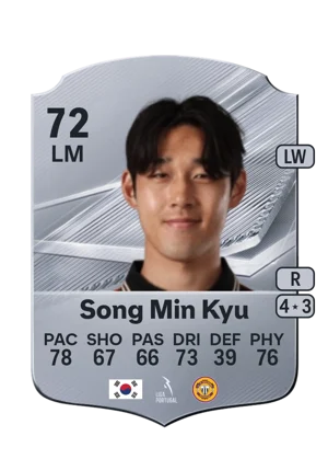 Song Min Kyu - 72 - Rare EA FC 27 card
