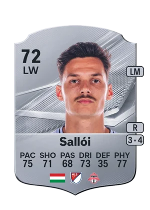 Sallói - 72 - Rare EA FC 27 card