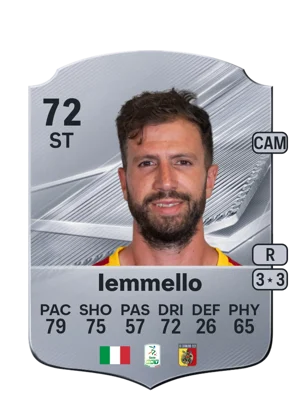 Iemmello - 72 - Rare EA FC 27 card