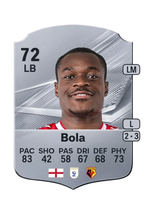 Bola - 72 - Rare EA FC 27 card