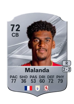 Malanda - 72 - Rare EA FC 27 card