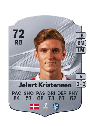 Jelert Kristensen - 72 - Rare EA FC 27 card