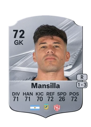 Mansilla - 72 - Rare EA FC 27 card