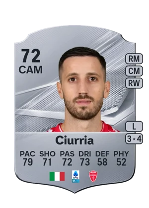Ciurria - 72 - Rare EA FC 27 card