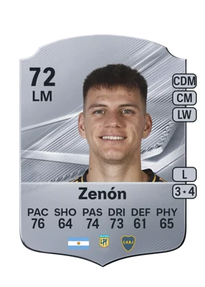 Zenón - 72 - Rare EA FC 27 card