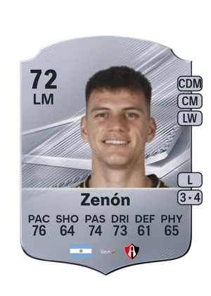 Zenón - 72 - Rare EA FC 27 card