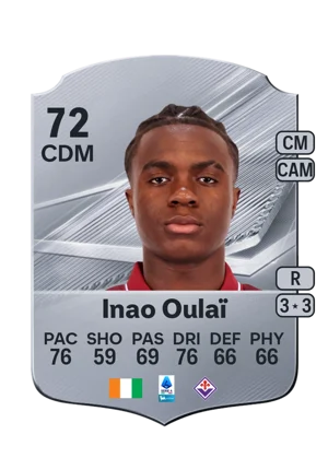 Inao Oulaï - 72 - Rare EA FC 27 card