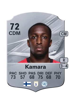 Kamara - 72 - Rare EA FC 27 card