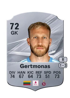 Gertmonas - 72 - Rare EA FC 27 card