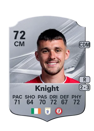 Knight - 72 - Rare EA FC 27 card