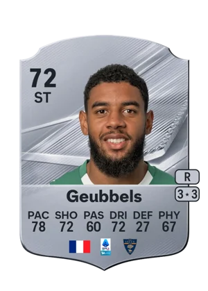 Geubbels - 72 - Rare EA FC 27 card