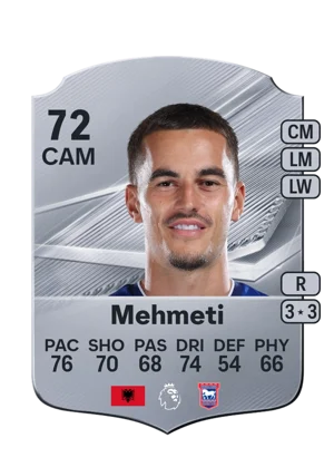 Mehmeti - 72 - Rare EA FC 27 card